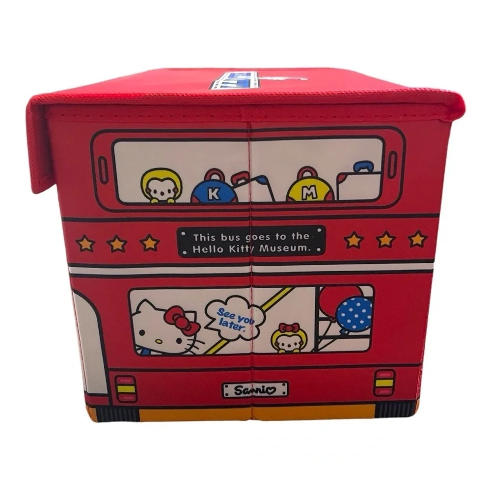 Hello Kitty Storage Box - Red Bus Design